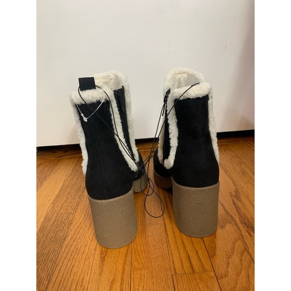 Torrid New Shearling Trim Platform Bootie Women’s 10.5 - Picture 3 of 6